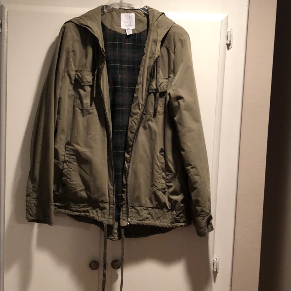 Flannel Lined Green Jacket (Tilly’s)
